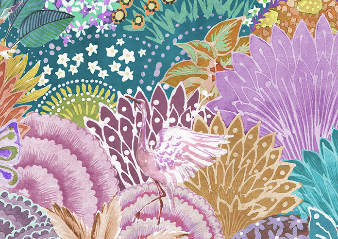 Kolkata Velvet, Carnival - Roman Blind - Image 7